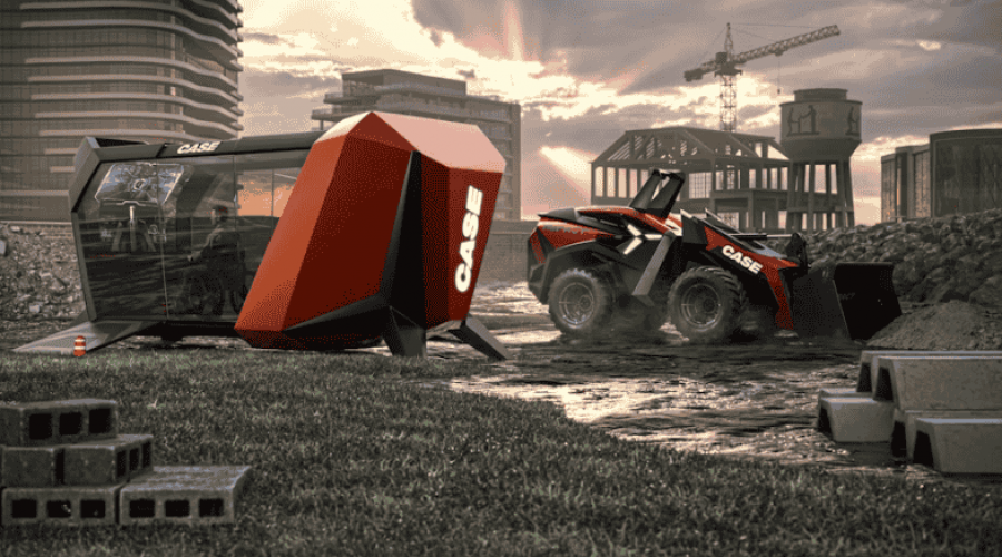 Case Unveils Concept Remote-Control, Electric Wheel Loader, The eCWL 12EV