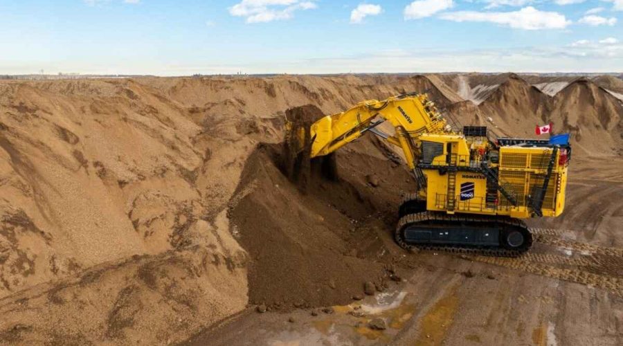 Komatsu’s Largest Hydraulic Excavator Arrives In Canada